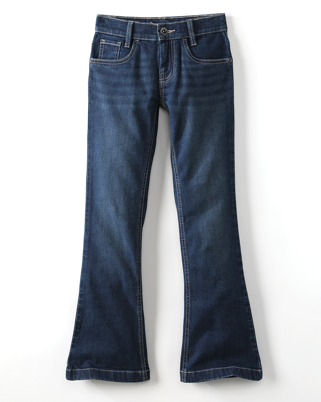 Girl's Violet Trouser - Dark Stonewash