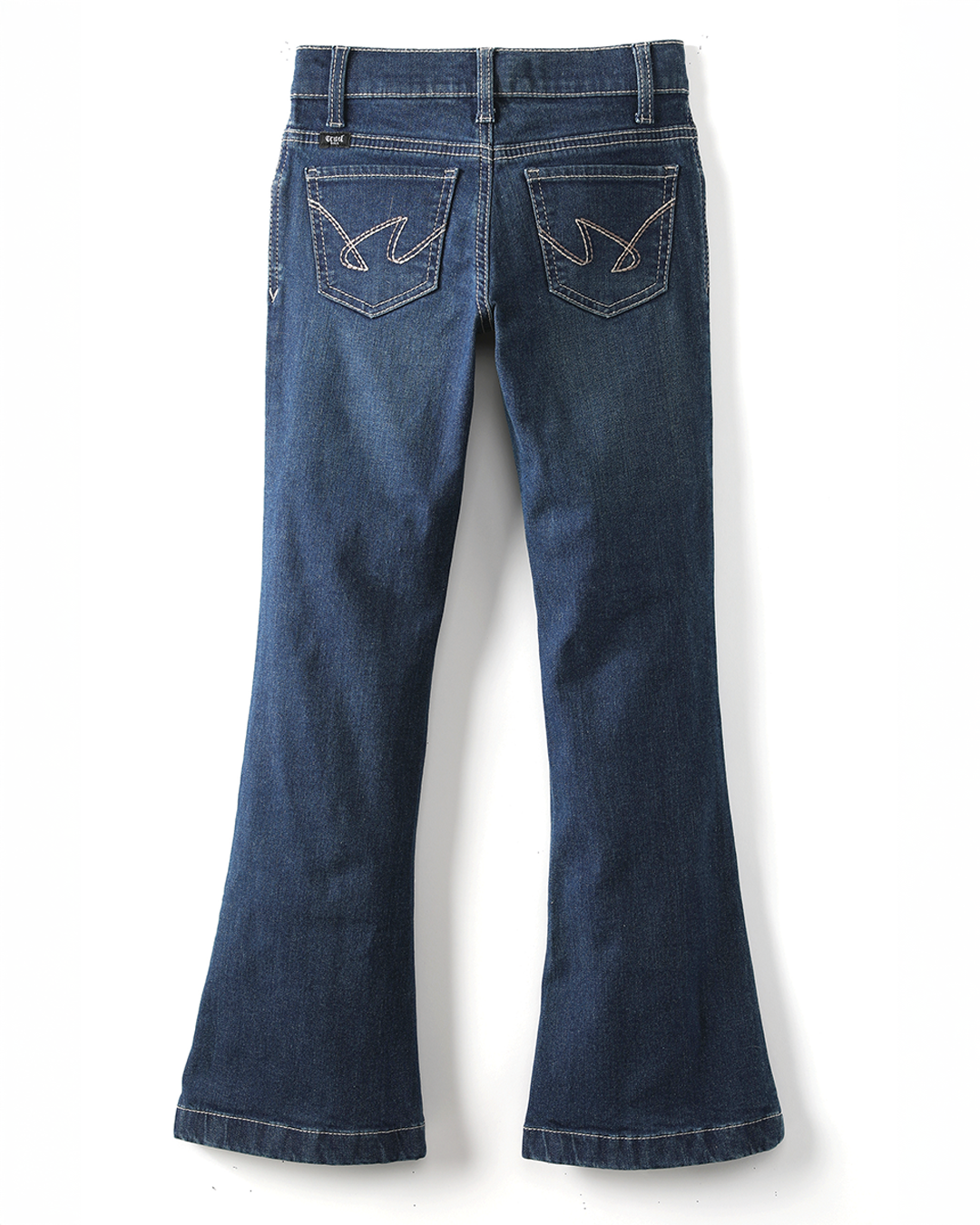 Girl's Violet Trouser - Dark Stonewash