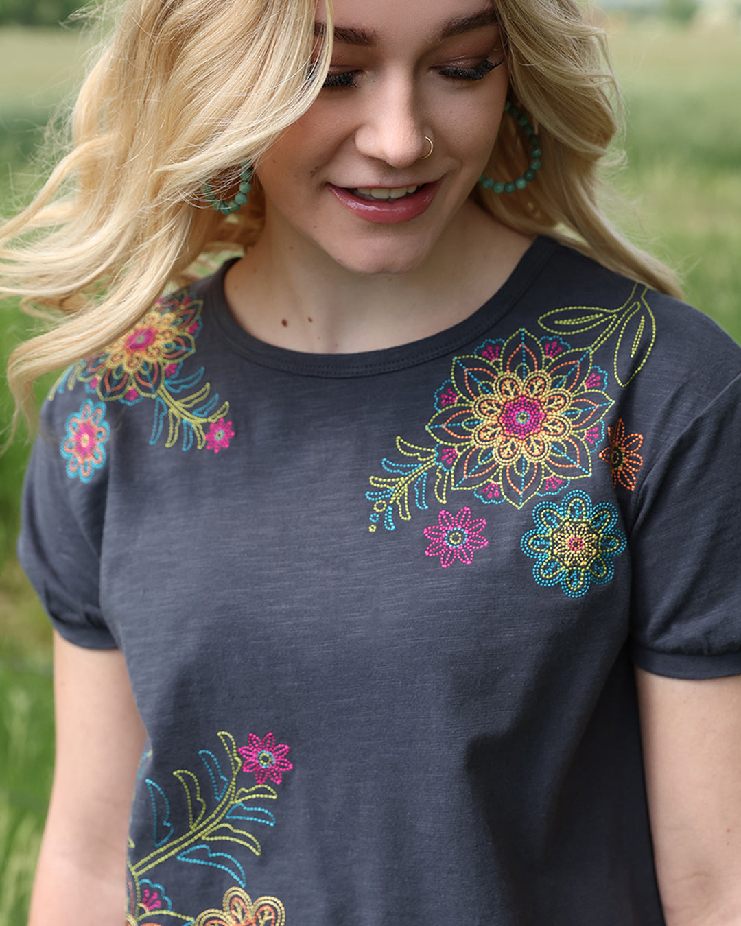 Women's Embroidered Tee