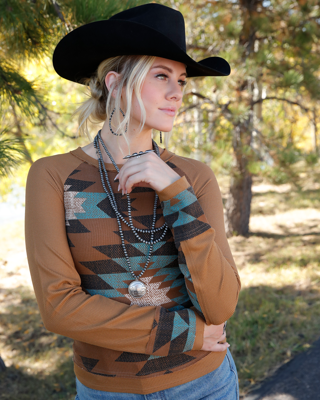 Women's Waffle Knit Shirt