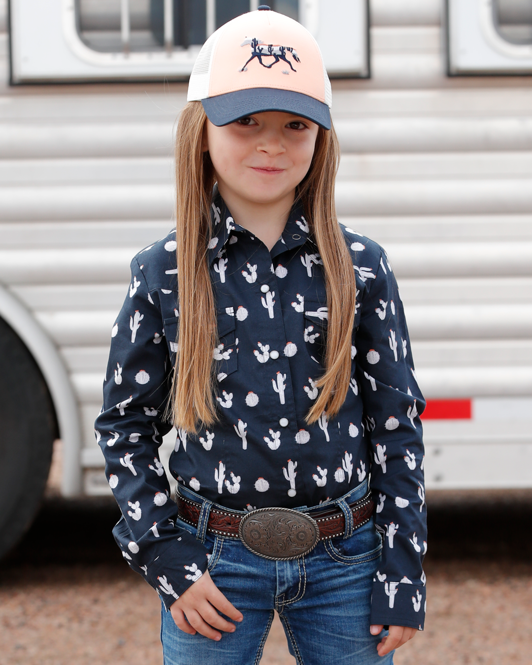 Girl's Snap Front Western Shirt