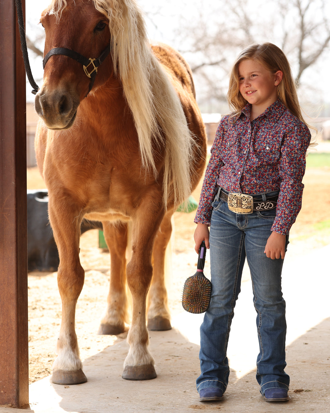 Girl's Snap Front Western Shirt