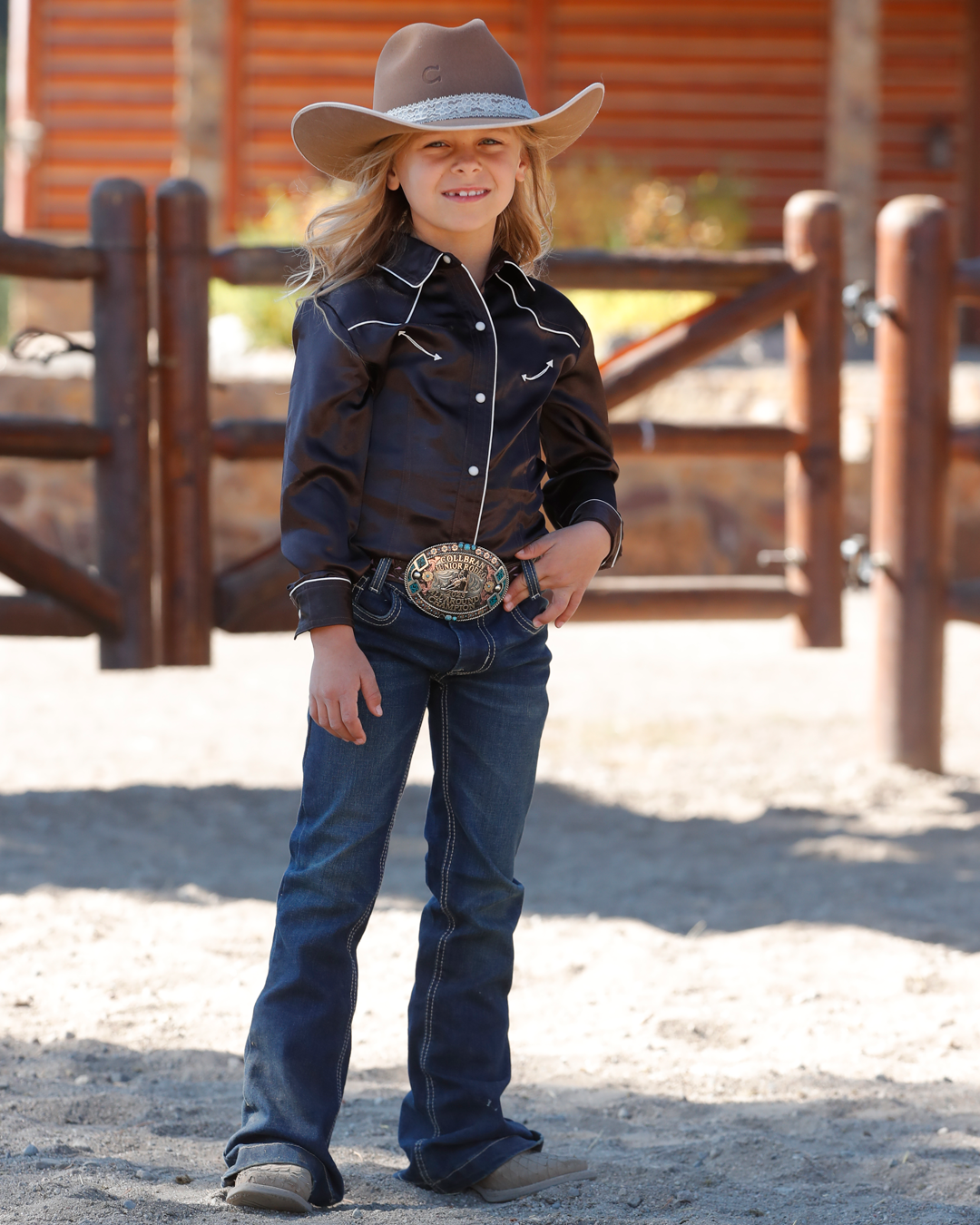 Girl's Snap Front Western Shirt