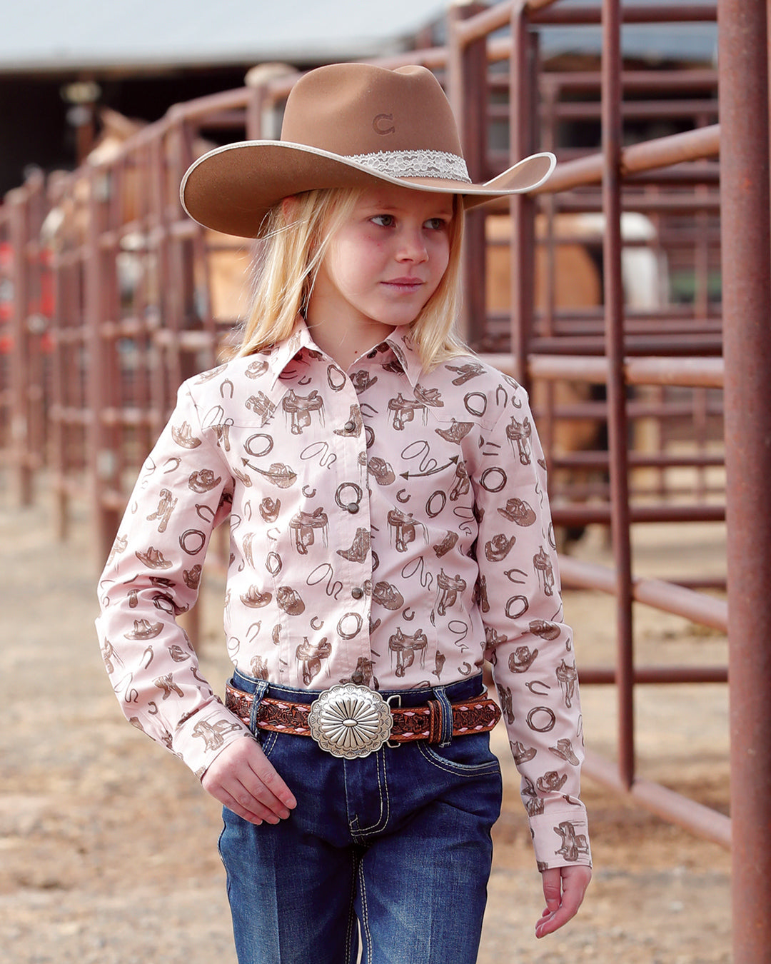 Girl's Snap Front Western Shirt