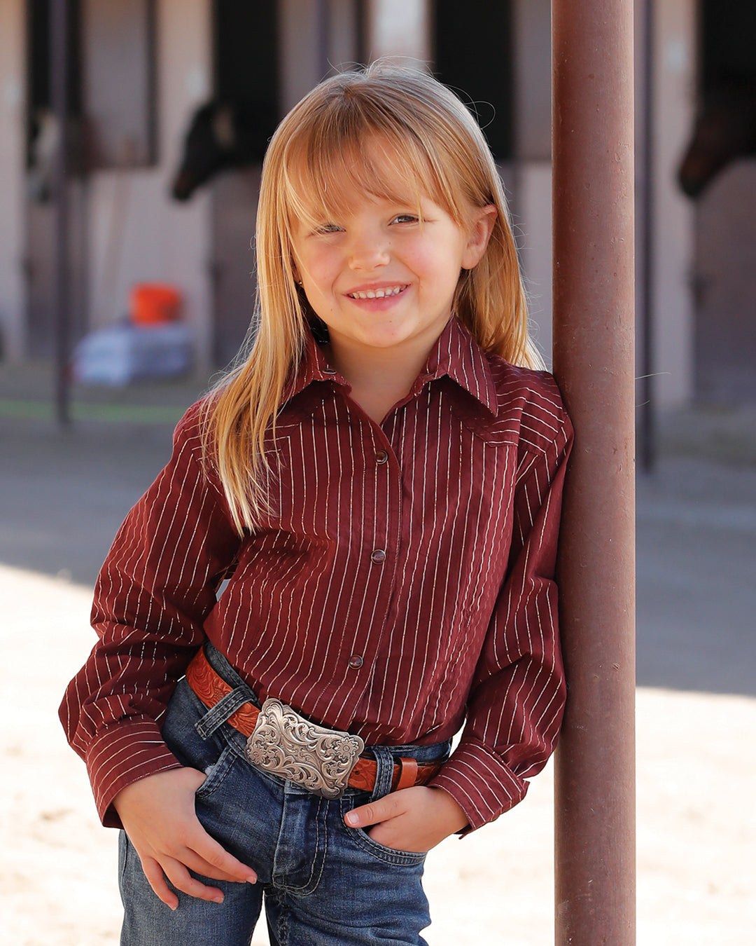Girl's Snap Front Western Shirt
