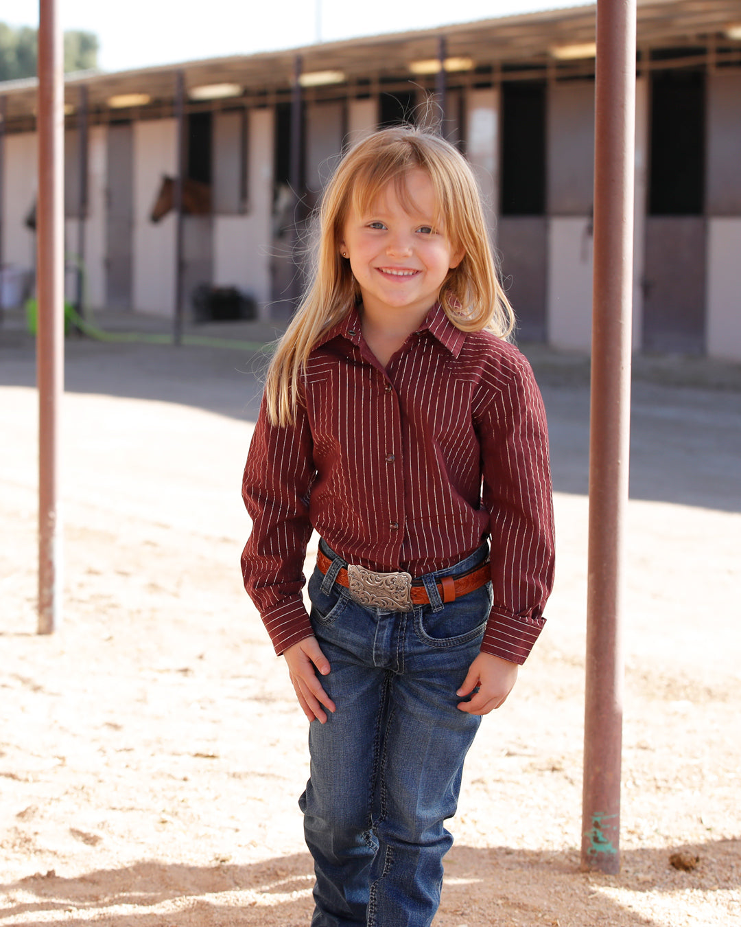 Girl's Snap Front Western Shirt