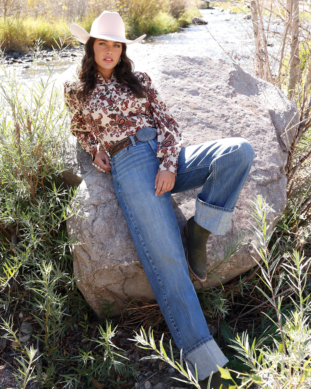 Women's Girlfriend Fit Snap Front Western Shirt