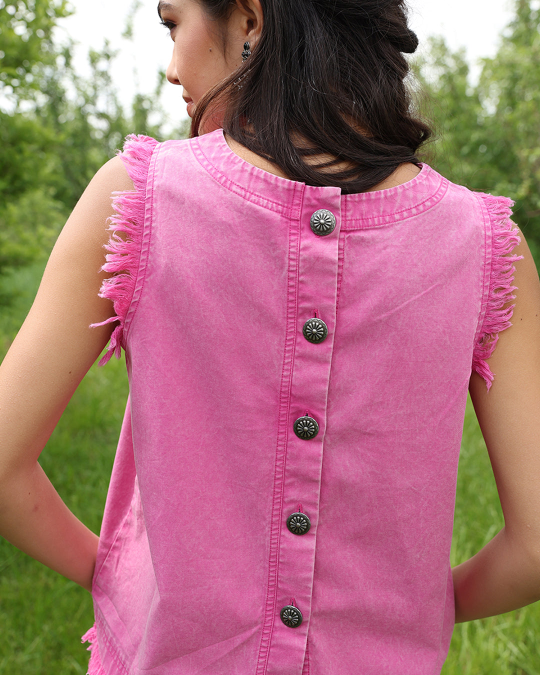 Women's Raw Hem Tank