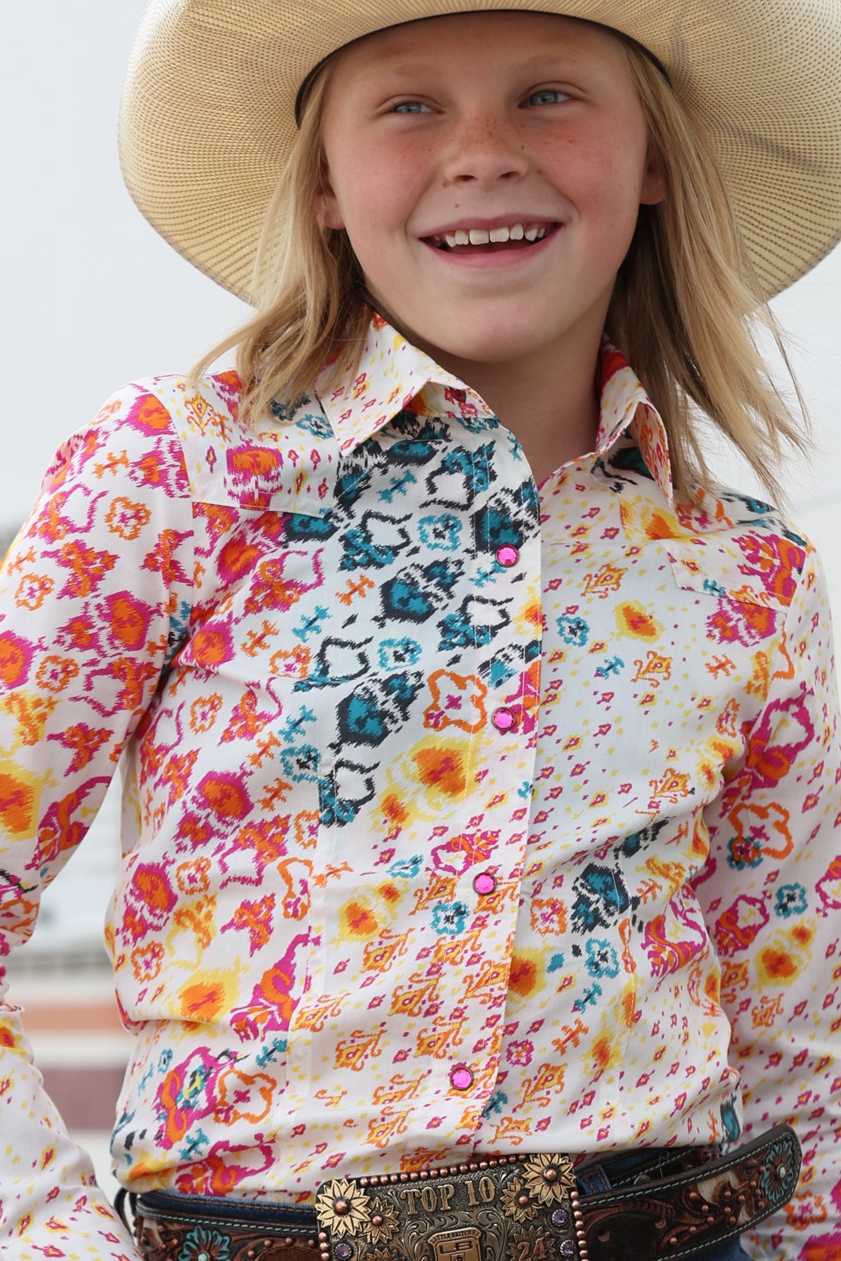 Girl's Snap Front Western Shirt