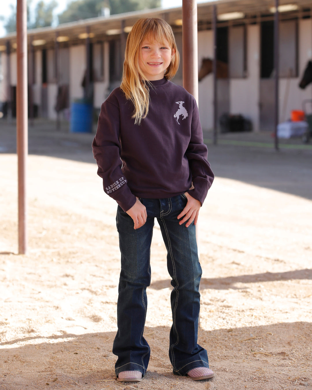 Girl's Pullover Sweatshirt