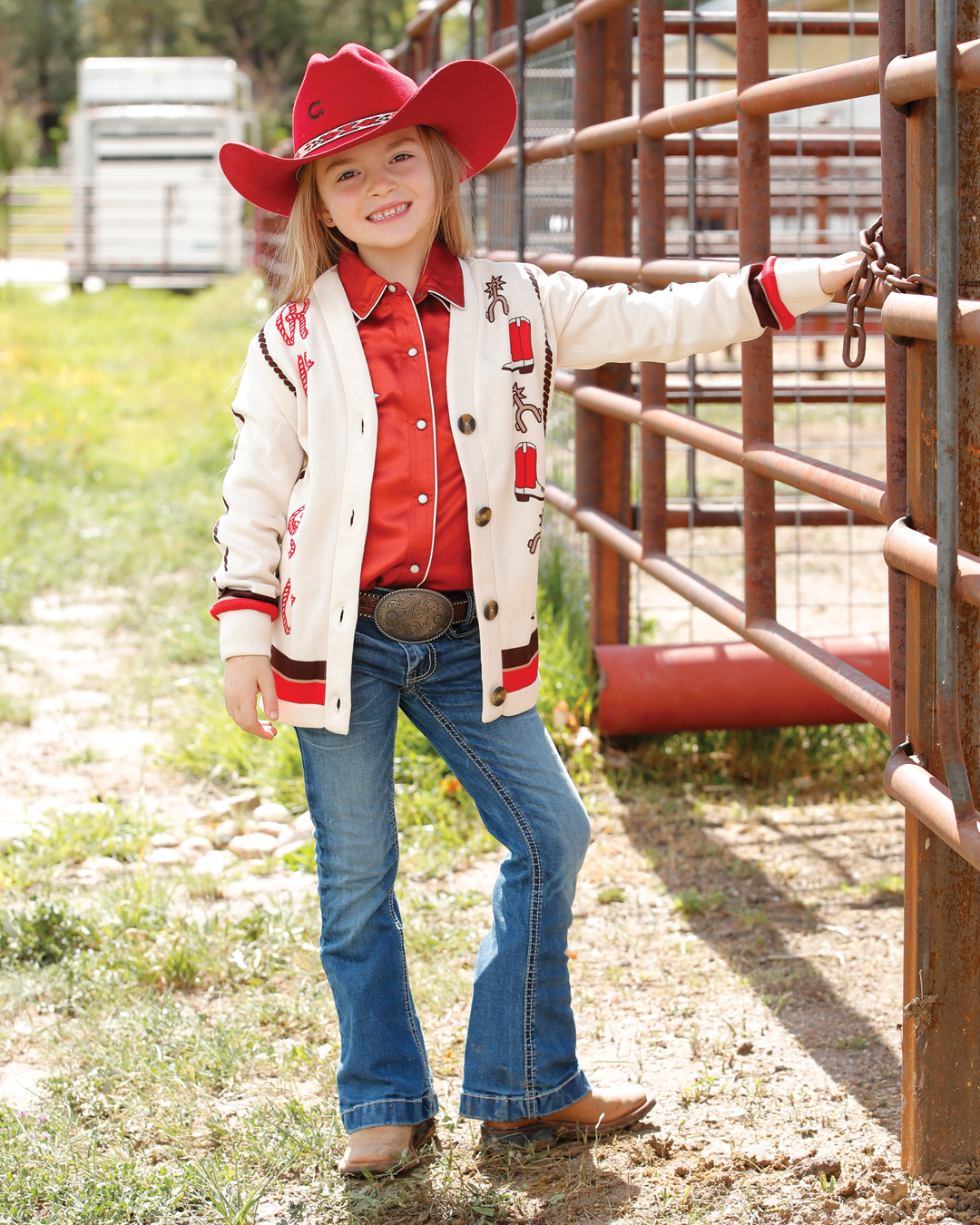 Girl's Knit Cardigan