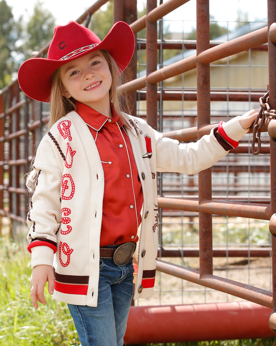 Girl's Knit Cardigan