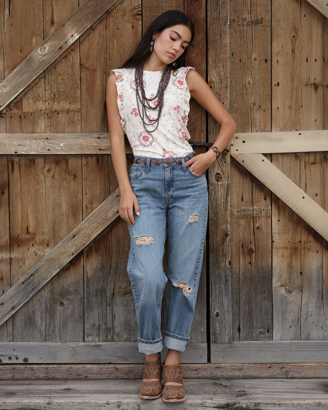 Women's Boyfriend Relaxed Fit - Medium Stone