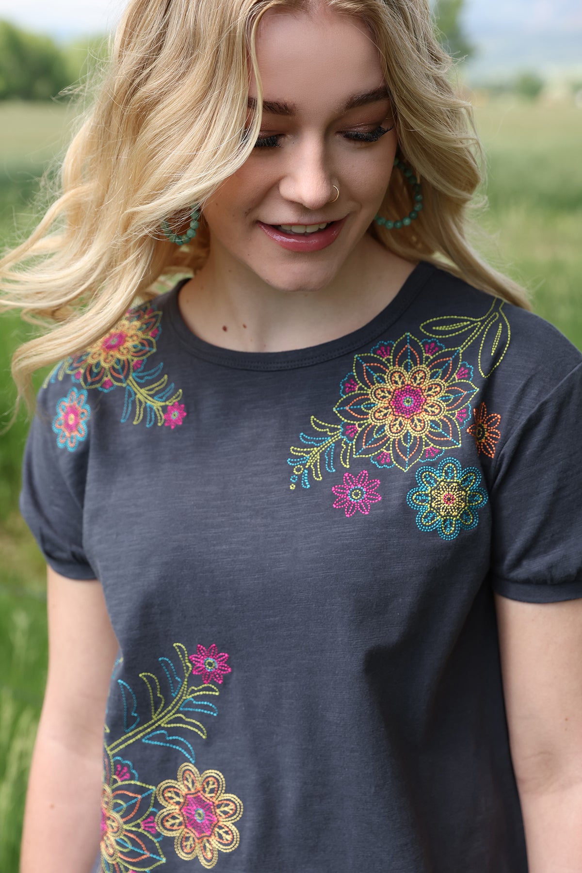 Women's Embroidered Tee