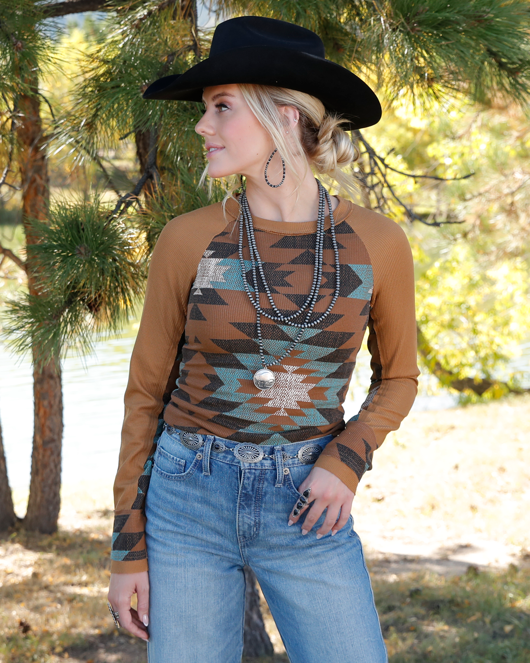 Women's Waffle Knit Shirt