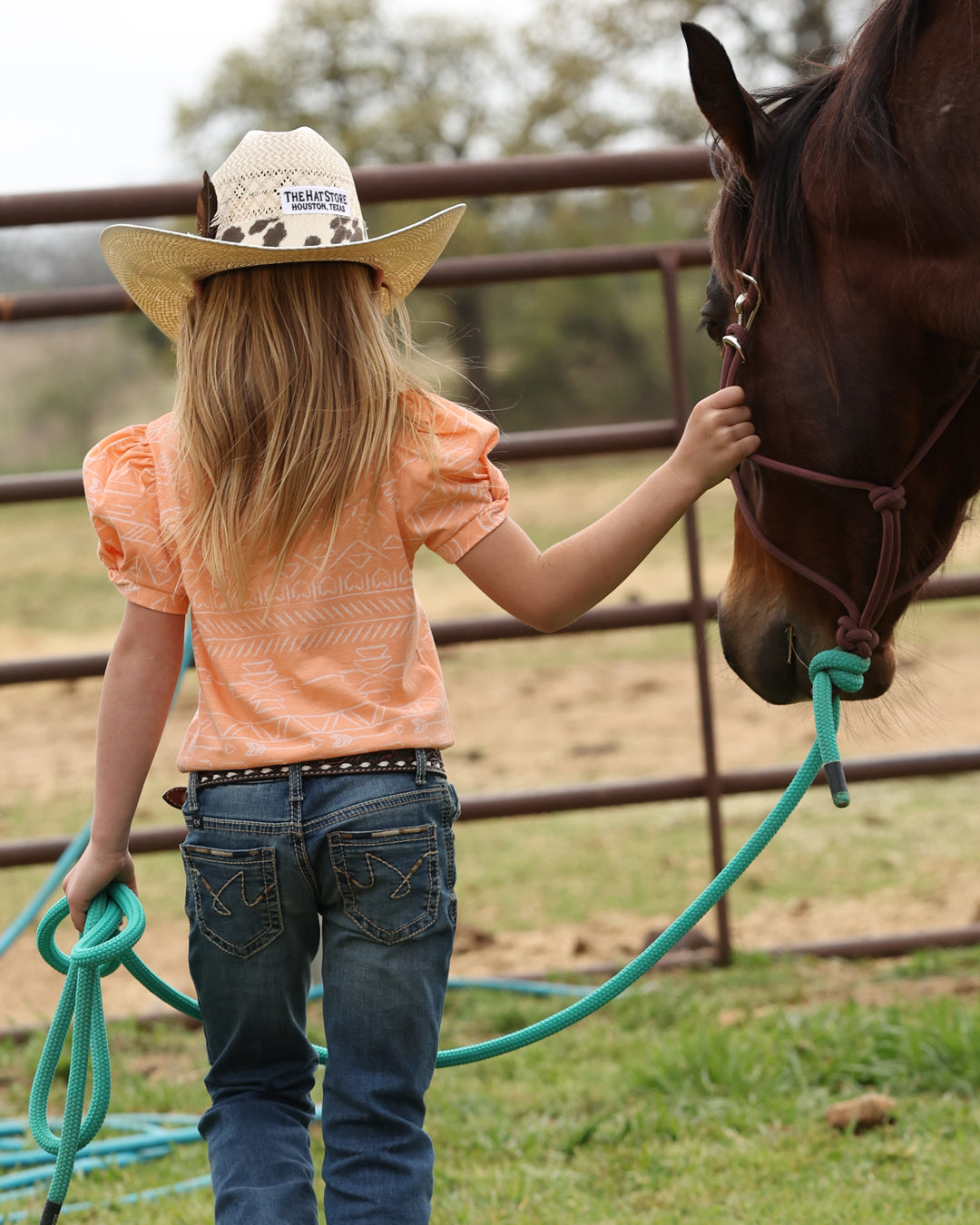 Girl's Puff Sleeve Shirt