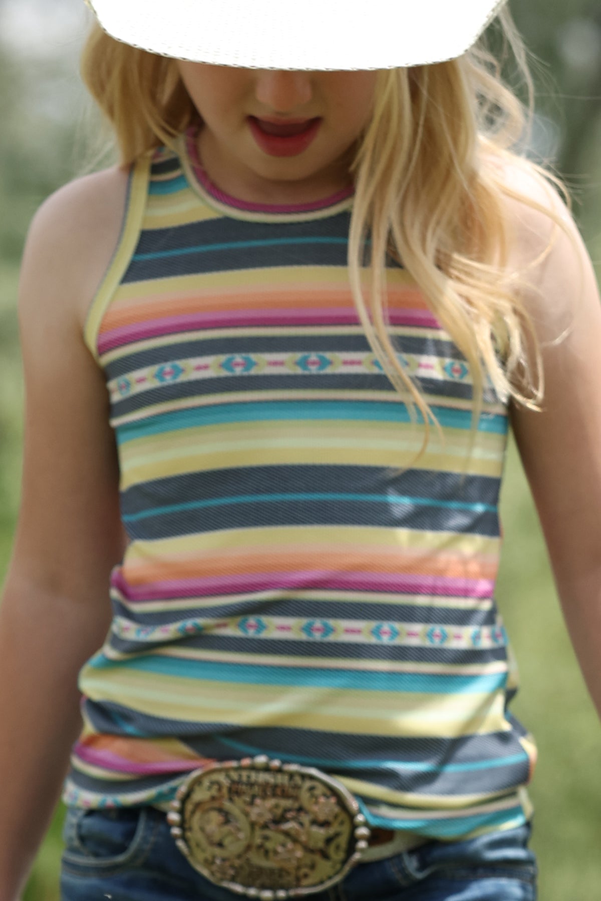 Girl's Rib Knit Tank