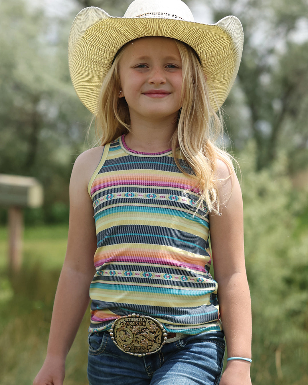 Girl's Rib Knit Tank