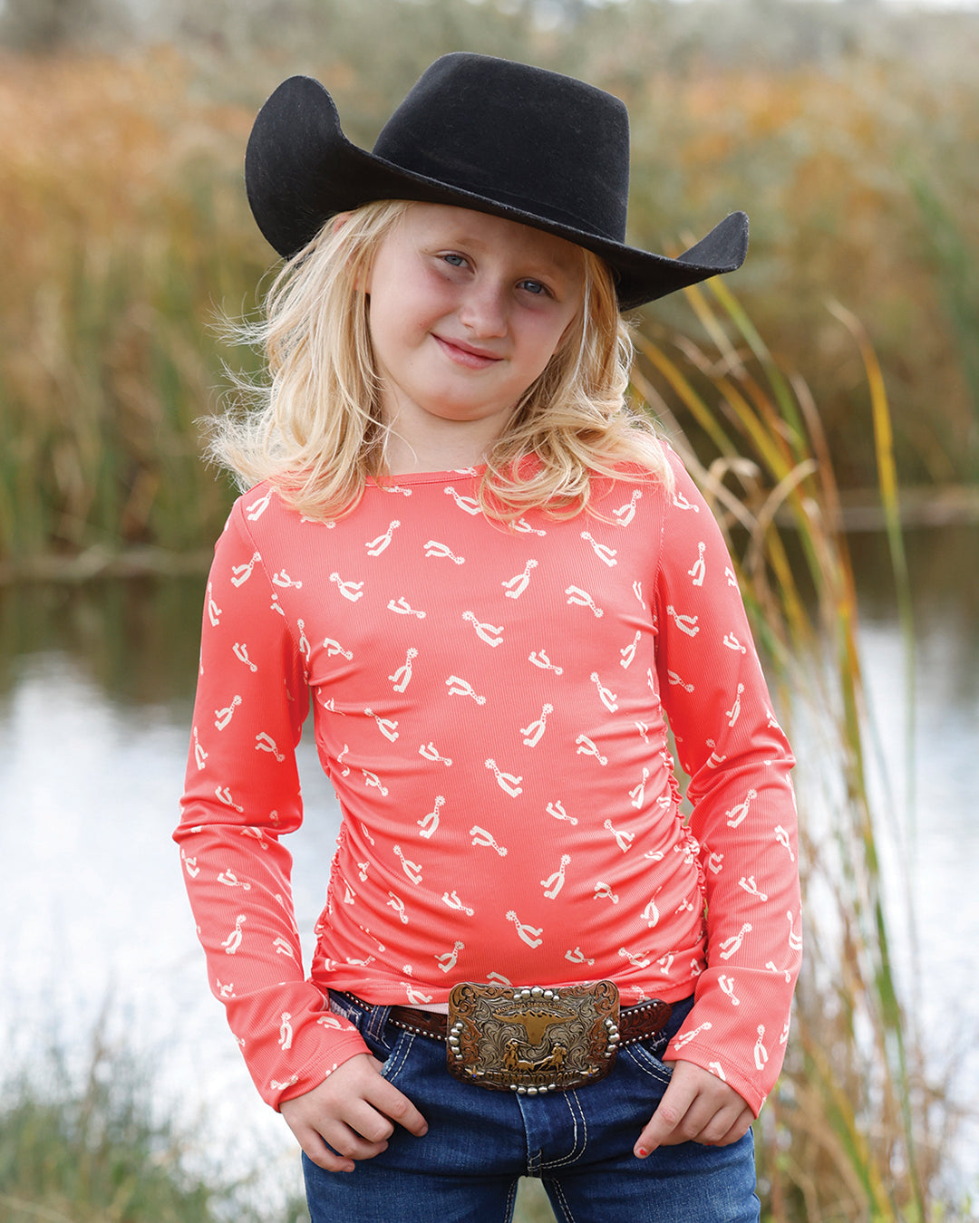 Girl's Rib Knit Top