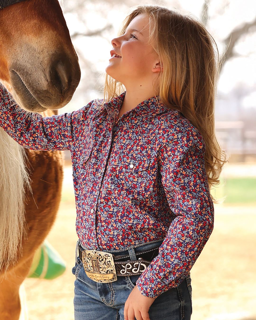 Girl's Snap Front Western Shirt