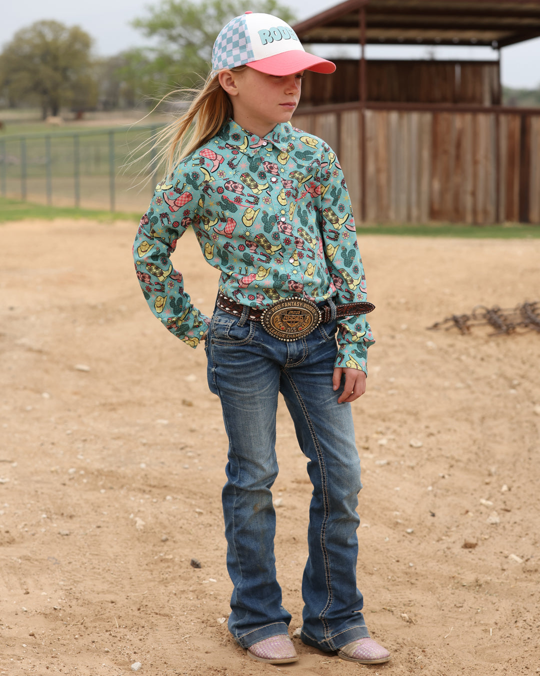 Girl's Snap Front Western Shirt