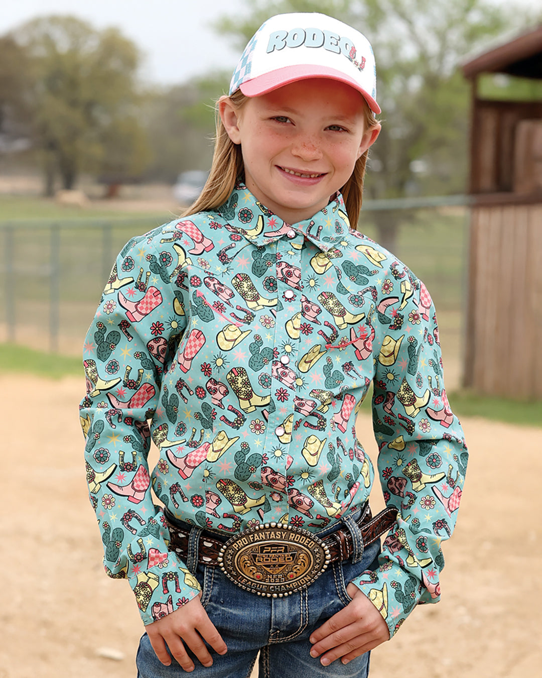 Girl's Snap Front Western Shirt