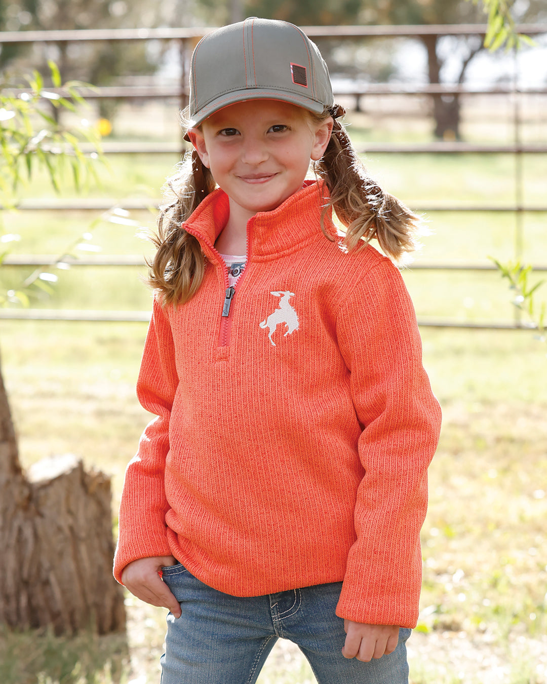 Girl's 1/4 Zip Pullover