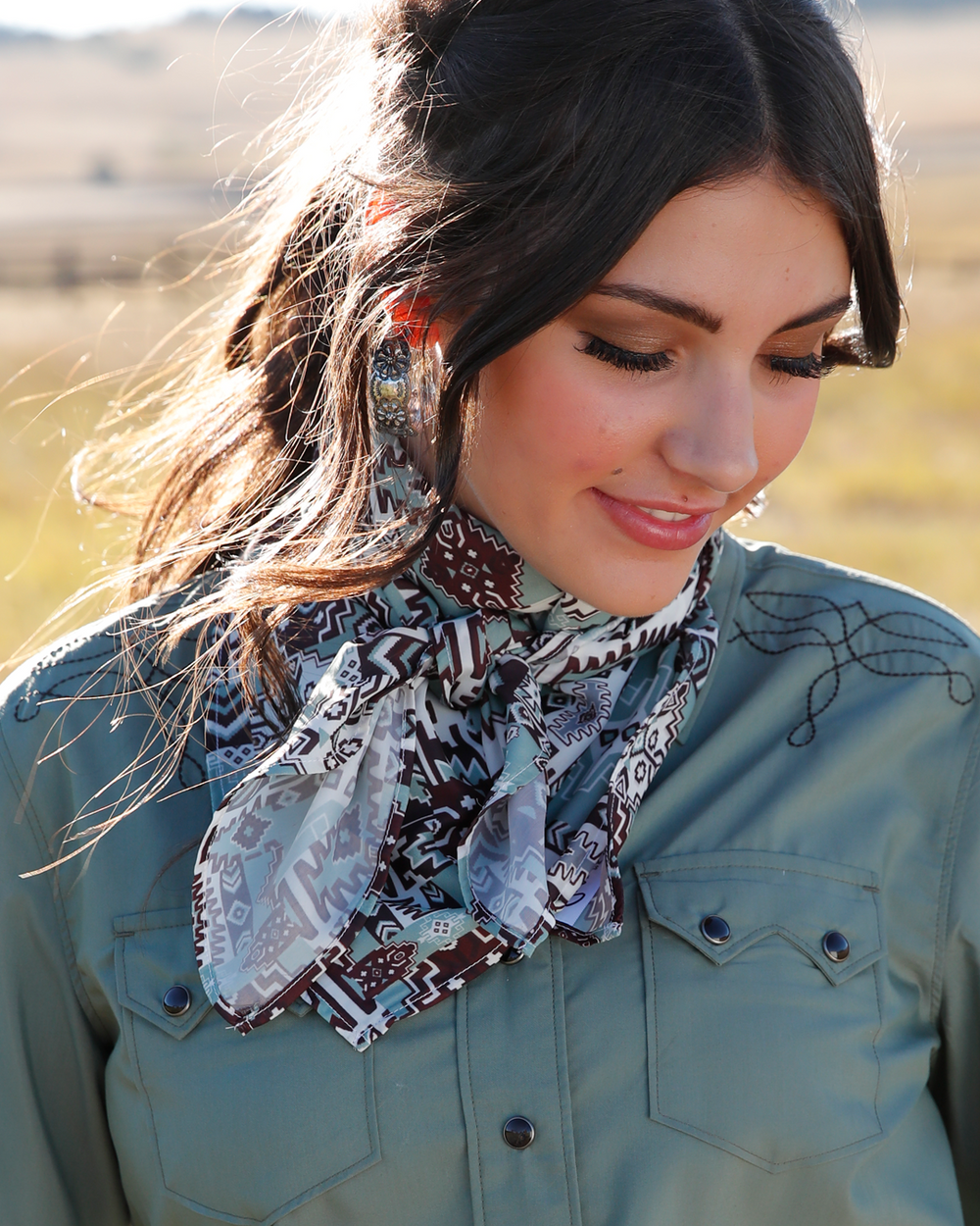 Women's Satin Wild Rag